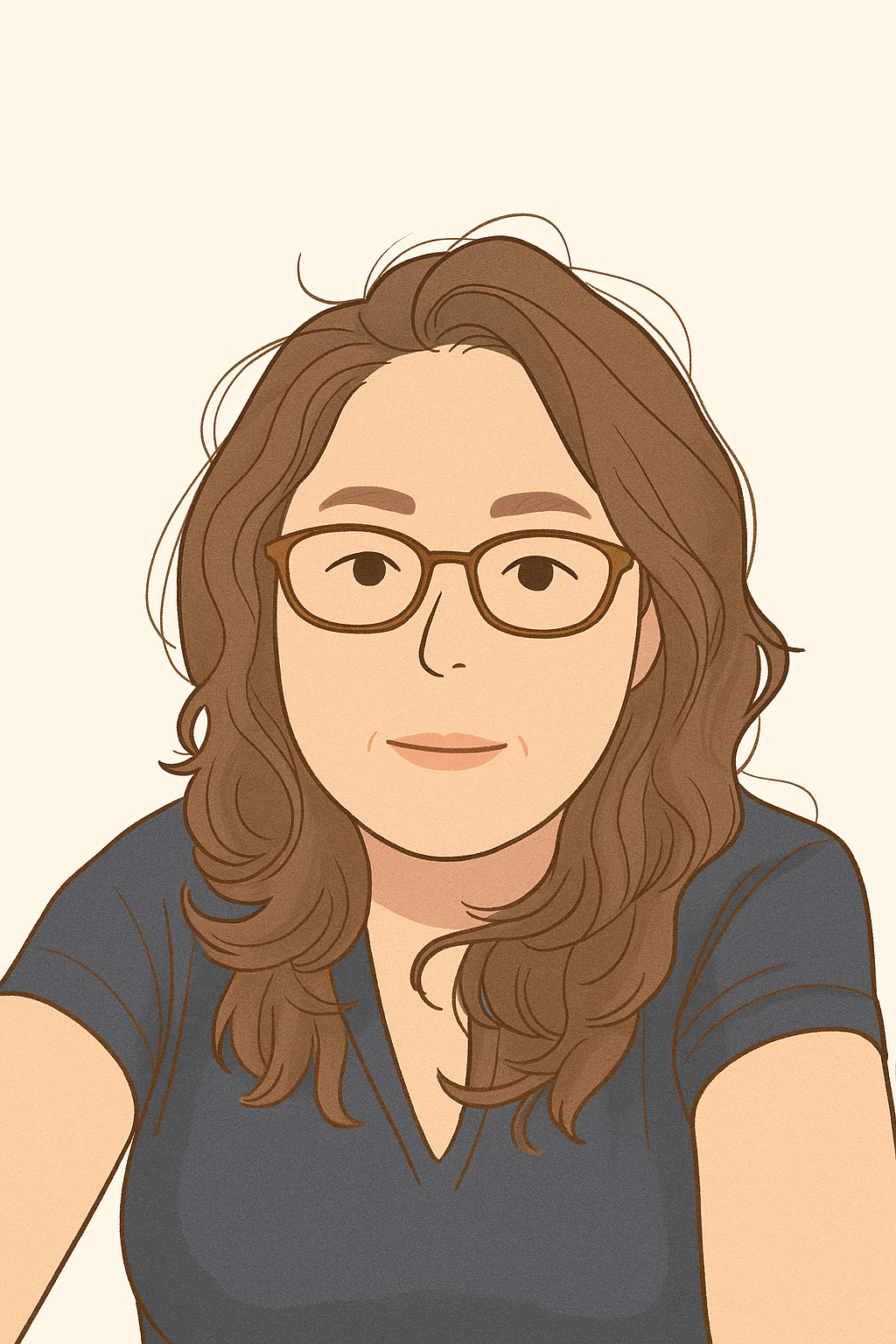 カウンセラー 似顔絵